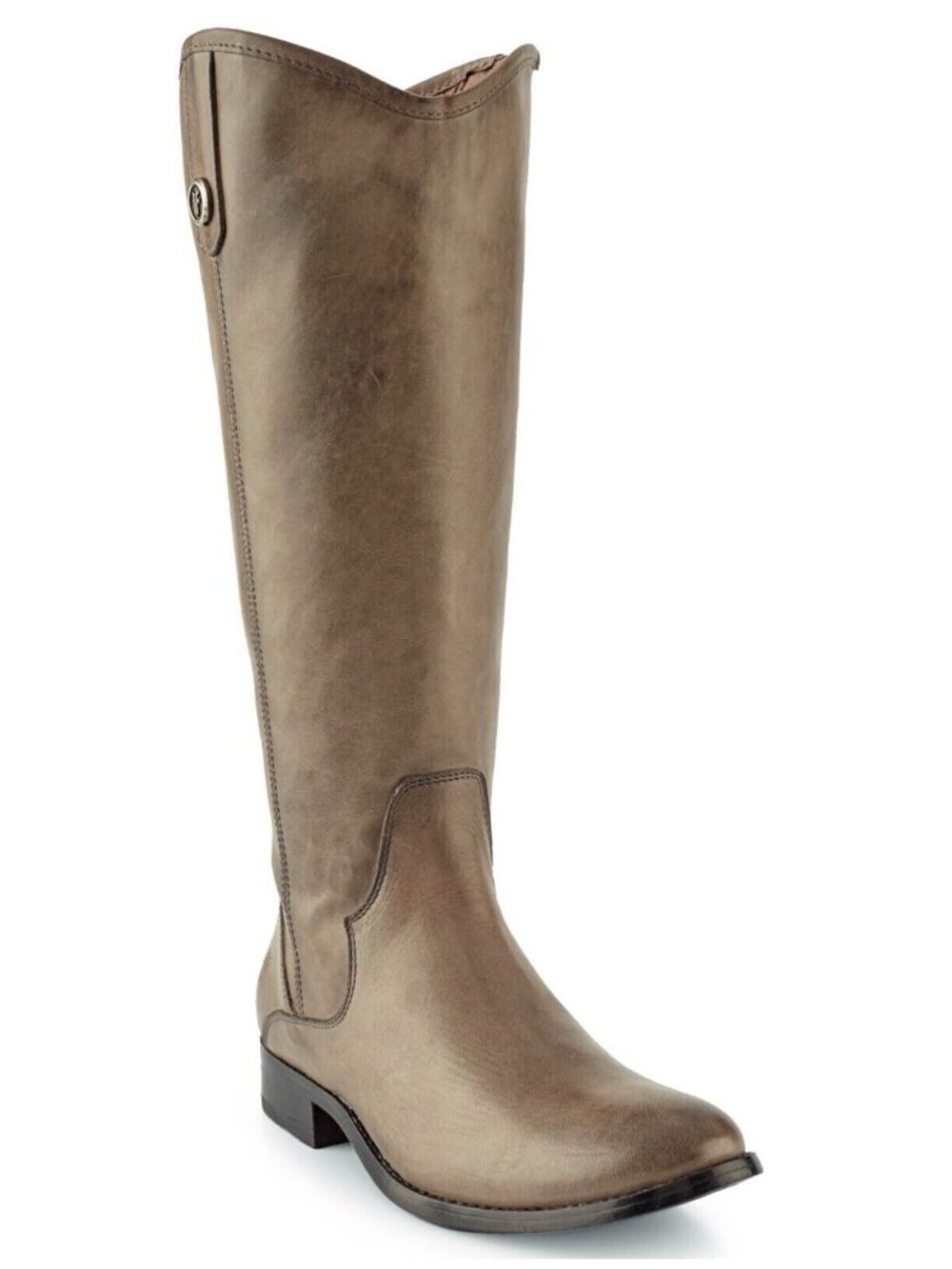 FRYE Marissa Medallion Tall Stone Leather Riding Women’s Boots Size 6.5